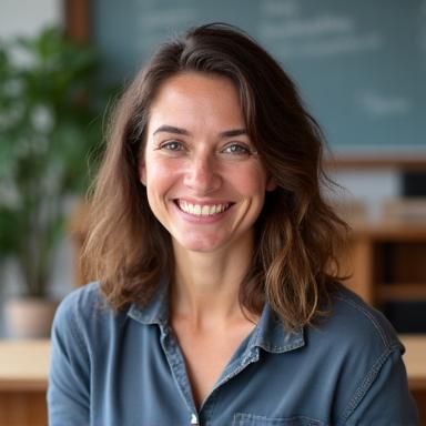 Portrait d'Élise Lefevre, instructrice de français